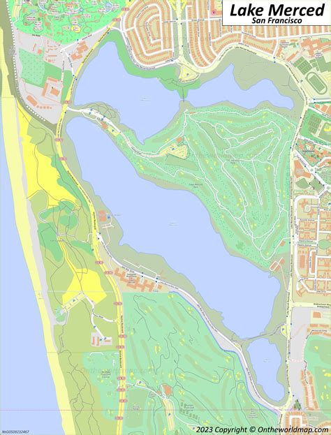 Lake Merced Map | San Francisco - Ontheworldmap.com