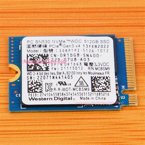 Original WD SN530 1tb/512g NVMe SSD M.2 2230 For | Ubuy India