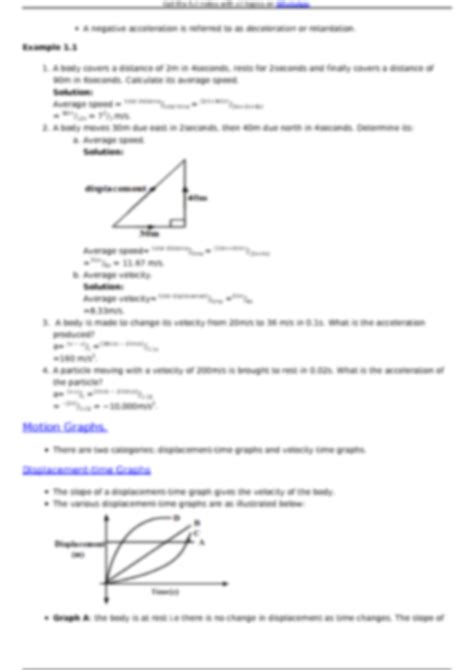 Image result for Physics Form 3 Notes