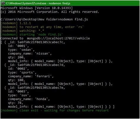 Image result for How to Use Collection Find in MongoDB Shell