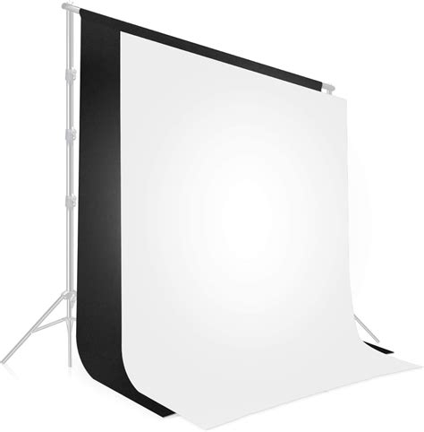 HIFFIN Professional 8x12Ft Black | White Screen Backdrop for ...
