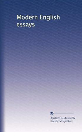 Modern English essays: Volume 3 : Amazon.in: Books