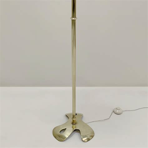 Scarpa Signed Mid-Century Brass Floor Lamp, circa 1960, France. For ...