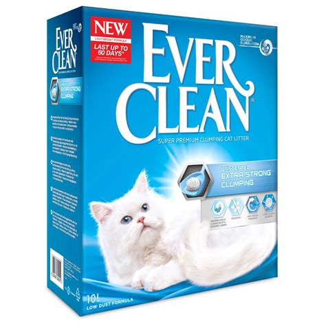 Ever Clean Unscented Extra Strong Clumping Cat Litter 10L | Petstock