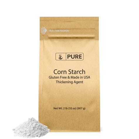 Pure Corn Starch Thickener (2 lb) for Sauces, Soups, and Gravy - 2 ...