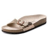 BIRKENSTOCK Madrid Birko-Flor Sandal - Metallic Stones Copper