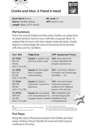 BC Grey B/4C Charlie and Alice A Friend In Need Guided Reading Cards ...