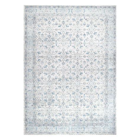 nuLOOM Vintage Lindy Framed Floral Rug