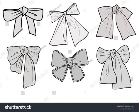 Ribbon Bow Drawing