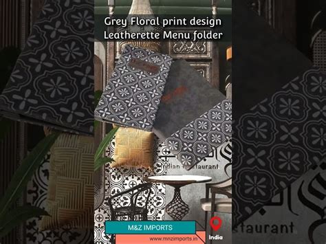 Menu & Bill Folder - Hotel Menu Cover Manufacturer from Mumbai