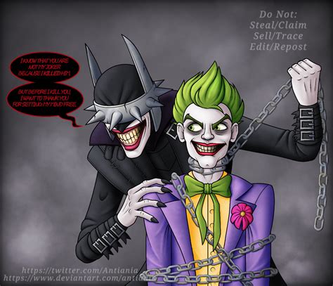 Batman Who Laughs And The Joker by Antiania on DeviantArt