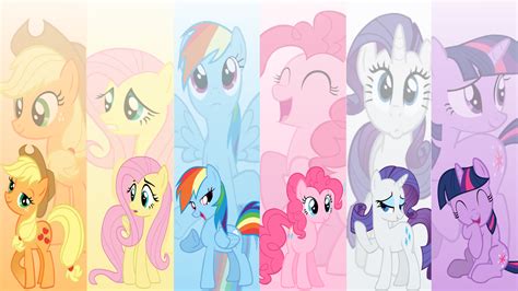 MLP Mane Six Wallpapers - WallpaperSafari