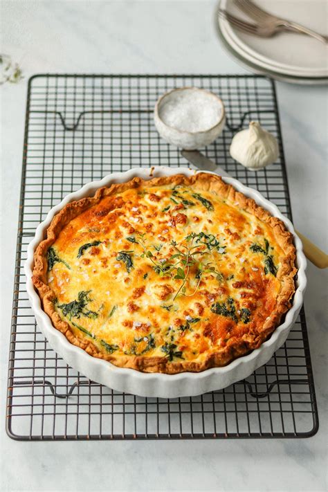 Spinach and Feta Quiche - The Last Food Blog