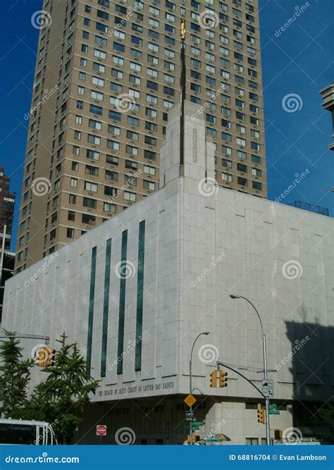 Manhattan temple NewYork stock photo. Image of smith - 68816704