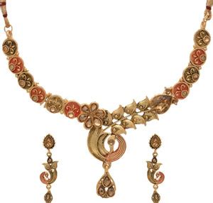 Kord Store Alloy Gold-plated Gold Jewellery Set Price in India - Buy ...