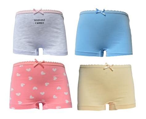 Buy JSRTC Girls Cotton Boushorts Panties Underwear in Boyleg Style (2-3 ...