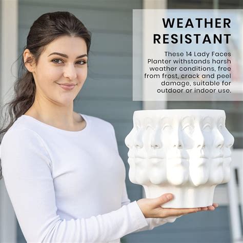 Buy Multi Face Vase - Perpetual Face Vase - Large Unusual Planters Pot ...