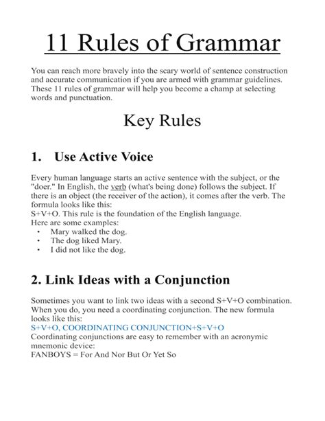 Grammar Rules 的图像结果