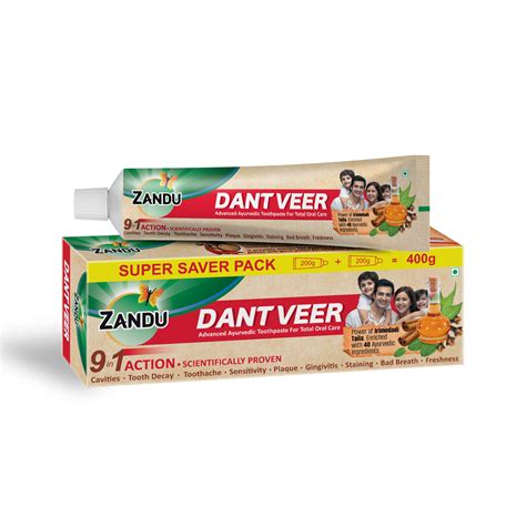 Ayurvedic Toothpaste for Advanced Oral Care | Zandu Dantveer
