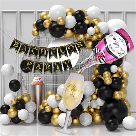 Rozi Decoration Bachelor Party Decorations Balloons Garland for Bride ...