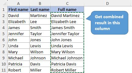 How to Join Two Columns in Excel 的图像结果