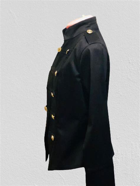 Black Military-style Jacket - Etsy