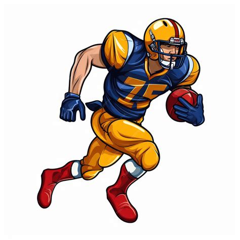 Premium Photo | Minimalist Football Clip Art with Thick Outline and a ...