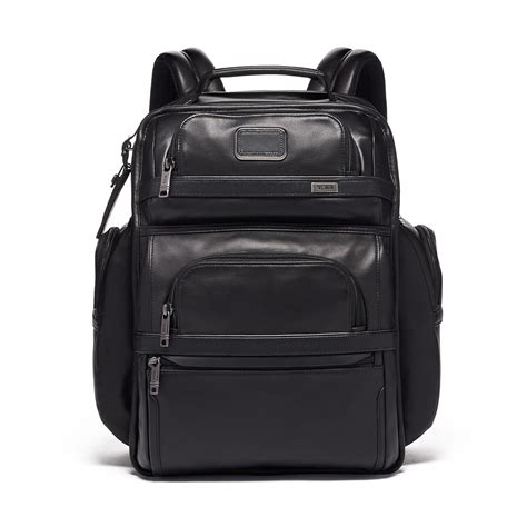 Buy TUMI - Alpha 3 Leather Brief Pack - 15 Inch Computer Backpack for ...