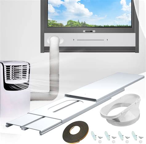 Amazon.com: Gulrear Portable AC Window Vent kit,Universal Portable Air ...