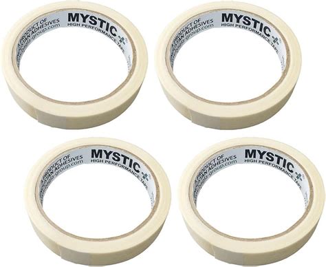 MYSTIC Masking Tape 18mm X 20 Meter Pack of 4, Masking Tape for Drawing ...