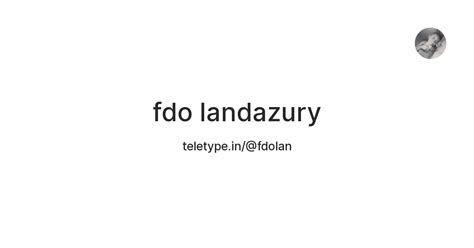 fdo landazury — Teletype