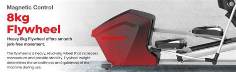 Buy Sparnod Fitness SET-480 Elliptical Cross Trainer Machine for ...