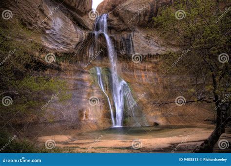 Lower Calf Creek Falls stock image. Image of landscapes - 9408513