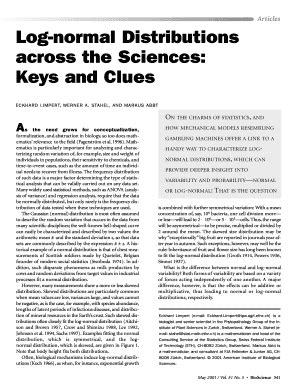 Fillable Online stat ethz Log-normal Distributions Fax Email Print ...