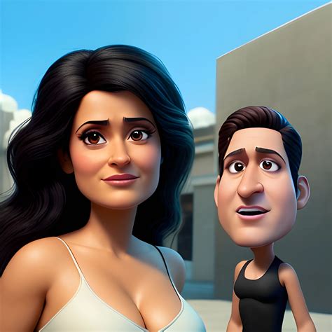 screenshot of salma hayek in a pixar movie. 3 d rendering. unrea... - Arthub.ai