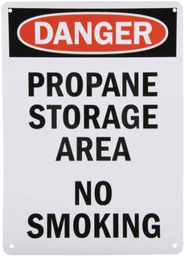 Buy SmartSign - U9-2344-NA_10x14 "Danger - Propane Storage Area, No ...