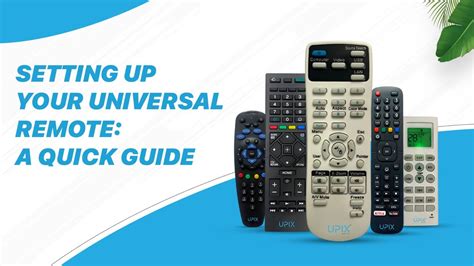 Image result for Universal Remote Control Setting