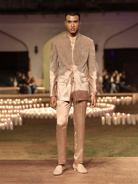Aureen crystalline Bandhgala Set – Rohit Gandhi & Rahul Khanna