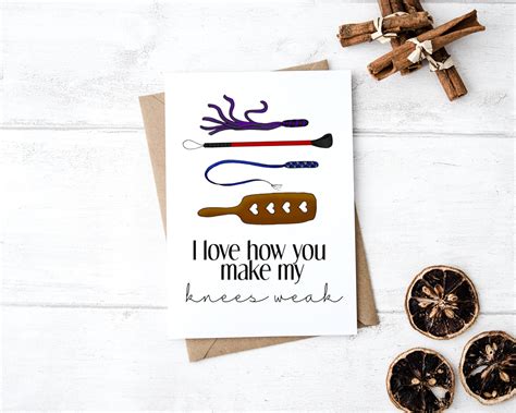 Knees Weak Kinky BDSM Printable | Valentine Card Digital Download - Etsy