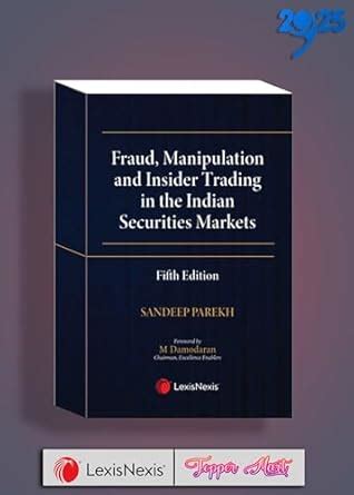 Buy Fraud, Manipulation and Insider Trading in the Indian Securities ...
