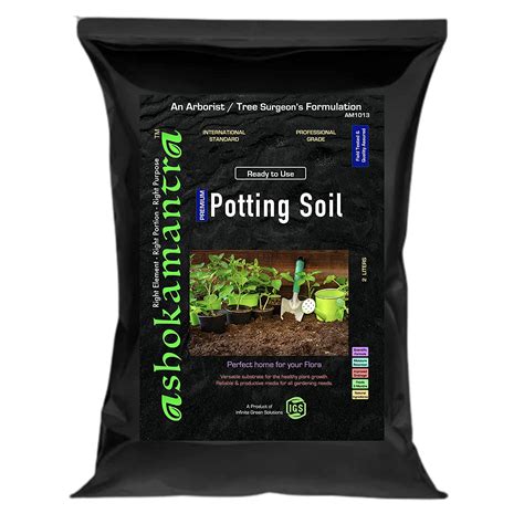 ASHOKAMANTRA Premium Potting Soil 2 Lit Organic Instant Ready Easy Use ...