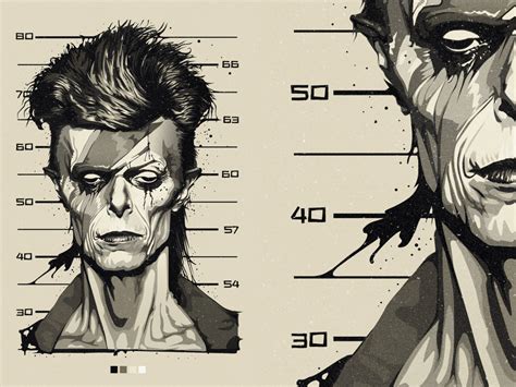 David Bowie | Ziggy Stardust Illustration by Zac Counts on Dribbble