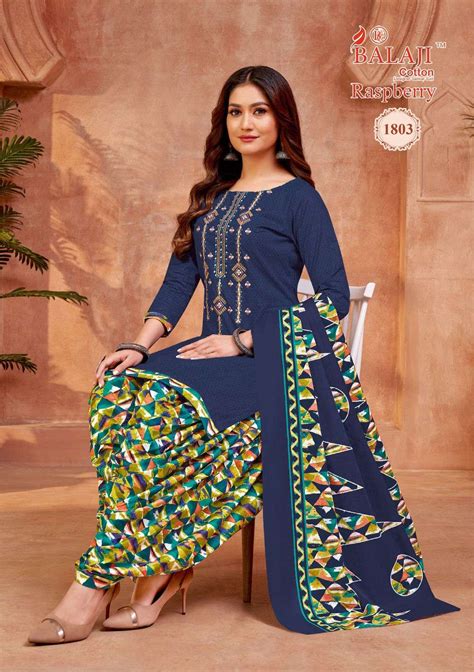 BALAJI COTTON RASPBERRY VOL 18 COTTON FANCY WORKS SALWAR SUITS AT BEST ...