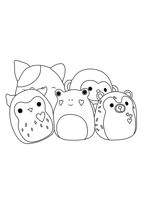 Squishmallows Coloring Pages