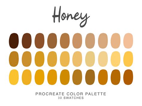 Color Palette For Honey