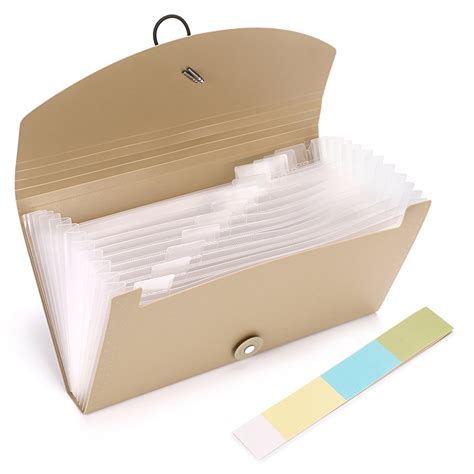 Sumnacon Document File, Coupon File, File Case, 13 Pockets ...