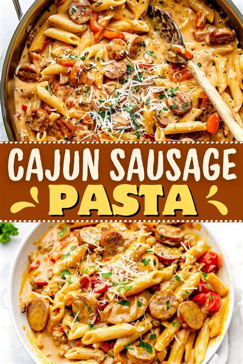 Cajun Sausage Pasta - Insanely Good
