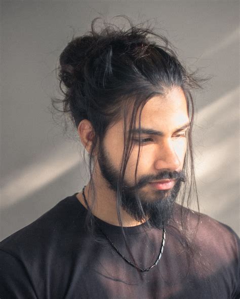 35 Man Bun Styles For Men Ideas For 2024 | Long hair styles men, Long ...