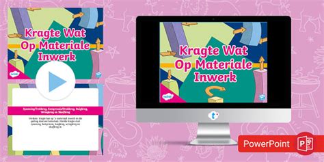 Kragte wat op Materiale Inwerk PowerPoint