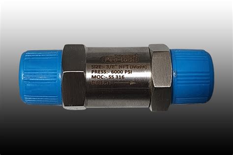 Instrument Check Valves Manufacturer Gujarat, Maharashtra, Telangana ...